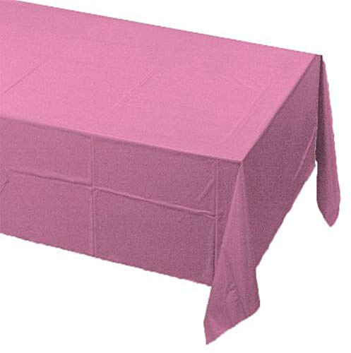 Creative Converting Party Supplies Paper Banquet Table Cover, 54-Inches wide x 108-Inches, Candy Pink