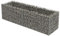 vidaXL Gabion Raised Bed Galvanised Steel 180x50x50cm Stone Basket Raised Bed