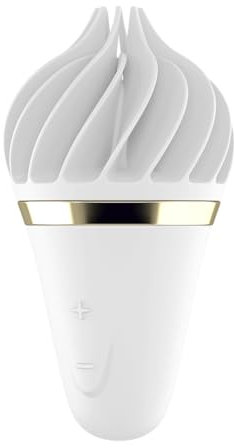 Satisfyer Sweet Treat Klitoris-Vibrator | Auflegevibrator mit 11 Rotationsprogrammen | Wasserdichtes (IPX7) Sex-Spielzeug für Frauen | Aufladbar mit USB-Kabel | In Weiß