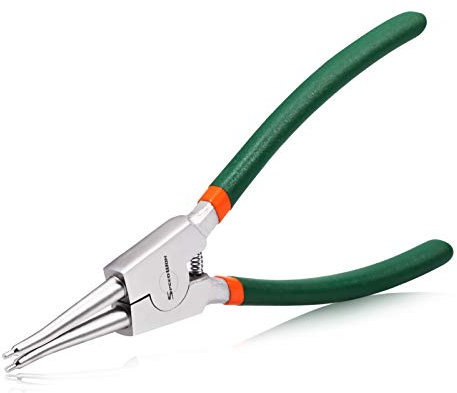 SPEEDWOX Pince à Circlip de 22,9 cm - Robuste et de Précision à Mâchoire Droite pour Anneau de Retenue Externe