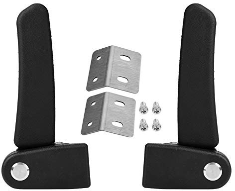 Akozon Topcase für Motorrad, Motorrad-Passagier-Topcase-Box, Armlehne, ABS-Kunststoff, Schwarz, Sitz-Kit