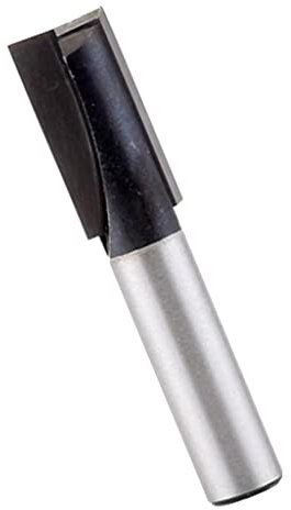 barenx 8mm Shank Bottom Cleaning Straight/Dado Router Bit 5-18mm Wood Cutting Tools - 8x10mm