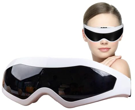 Augenmassagegerät mit Vibration, Augenpflege-Massagegerät, Wiederaufladbare Augenmassagegeräte mit Vibration, Tragbar, reduziert Augenermüdung, Augenentspannung für Frauen und