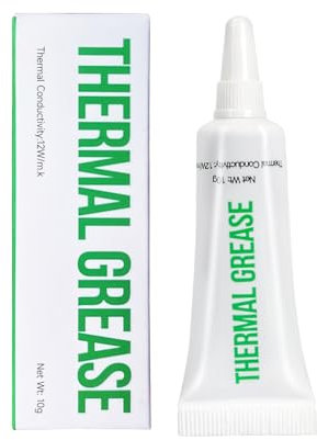 Creality 10 g pasta termica ufficiale per stampante 3D, alta conducibilità termica, isolamento e nessuna corrosione, sicuro e rispettoso dell'ambiente, resistenza agli alti e