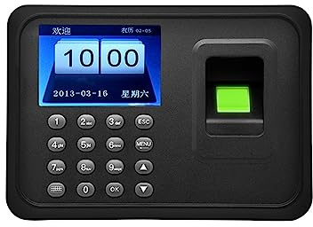 Timbratrice, Macchina intelligente for la rilevazione e presenze tramite password, impronta digitale biometrica, registratore di registrazione dei dipendenti, orologio for la rilevazione e presenze a