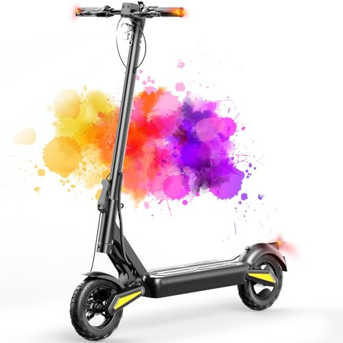 TODIMART X1 Patinete Eléctrico Adultos, 600W de Potencia, Autonomía 40-50KM, 48V/10.4Ah Batería, Doble Frenos de Disco/Plegable Scooter Electrico con App