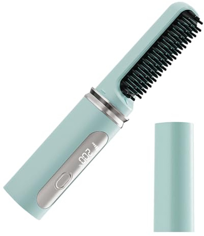 Streysisl Fer à lisser, sans fil, rechargeable par USB, fer à friser à chauffage rapide, outils de coiffage pour femmes et filles de les types