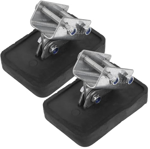 TOVINANNA 2 pezzi Piedini Antiscivolo per Scale in Alluminio Gomma Antiscivolo Resistente Copertura Protettiva per Piedi Scala Retrattile Ricambio per Scale Articolate e Segmentate