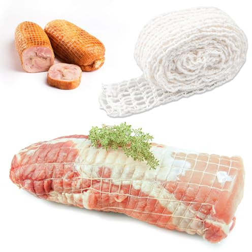 Aohyue Rete per carne da 300 cm – Rete per affumicare, arrostire e conservare carne e prosciutto