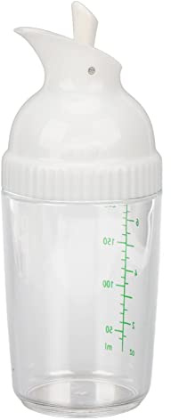 Goshyda Shaker per Condimenti per Insalata da 200 Ml Senza BPA per Prevenire Perdite Barattolo per Condimenti per Insalata con Coperchio per, MULTIUSO, MATERIALE (WHITE)