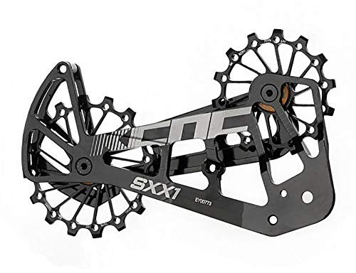 KCNC Schaltungsrollen für MTB SRAM XX1 Eagle 14/16 Zähne SUS-Lager schwarz