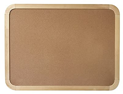 RENRUIRUI Kork Pinnwand Holzrahmen, Message Memoboard Office School Home Fotokultur Wand, Mit Stecknadeln Und Festem Kit(Size:90X120CM)