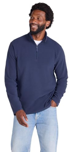 Mountain Warehouse Camber II Mens Half-Zip Fleece Jumper | Lightweight, Breathable Anti-Pill Mens Top with Microfleece for Warmth & Comfort, Ideal for Layering & Everyday Casual Wear