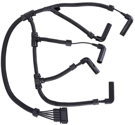 LSGGTIM 074972095B - Cavo per candele, compatibile con 1995 – 2003 2.5 TDI Transporter T4 2515, cilindro, diesel, TDI motore, candela, connettore per candela, connettore Glow Plug Wiring Harness