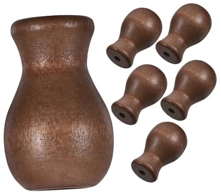 Ciieeo 6stücke Holzkordelquasten Für Jalousien Holz Zugknopf Fenster Jalousie Schnur Quasten Geeignet Für Vorhang Reparatur Und Dekoration