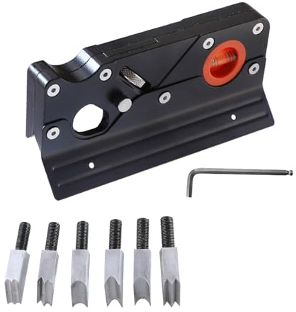 Pialla a mano in alluminio con testa multipla per smussare i bordi e progetti di lavorazione del legno fai da te