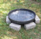 Czaja Klöpperboden Ø 100 cm, Feuerstelle, Feuerschale, Grill für Garten und Terrasse