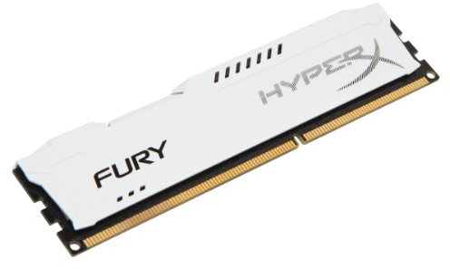 HyperX Fury - Memoria RAM de 8 GB (1866 MHz DDR3 Non-ECC CL10 DIMM), Blanco