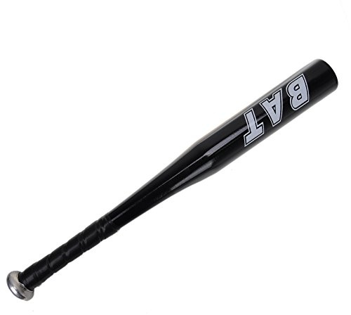 Venkaite Batte de Baseball 50 cm 20 Pouces en Aluminium Batte de Baseball Poids Léger Softball Bat, Noir