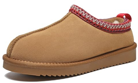 Meik Mangni Pantofole da donna con plateau, mini stivali in pelliccia sintetica, caldi, invernali, accoglienti e calde, per interni ed esterni, cachi, 10 US