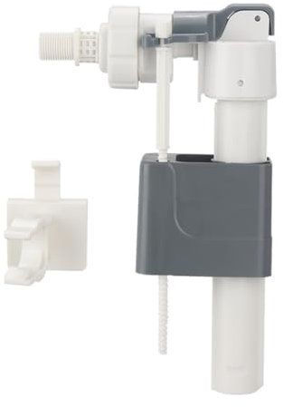 Tskcvy Bathroom In-Wall Water Tank Inlet Valve, G3/8 inch, Plastic, Globe Valve, Wall Hanging Toilet Water Valve Accessory