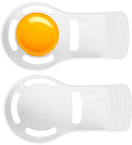 Separatori di uova per tuorlo - Strumento separatore di uova di cillsione di uova di piccole dimensioni | Utensili pratici per uova da cucina con filtro uovo per ristorante domestico