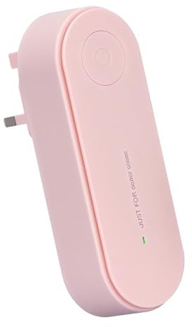 Skycase Air Purifier for Home Bedroom, HEPA Filter Removes 99.97% Dust, Pollen, Pet Hair & Odours | Portable Negative Ion Generator | Quiet Night Mode, Covers 45 m², UK Plug, Energy Efficient (Pink)