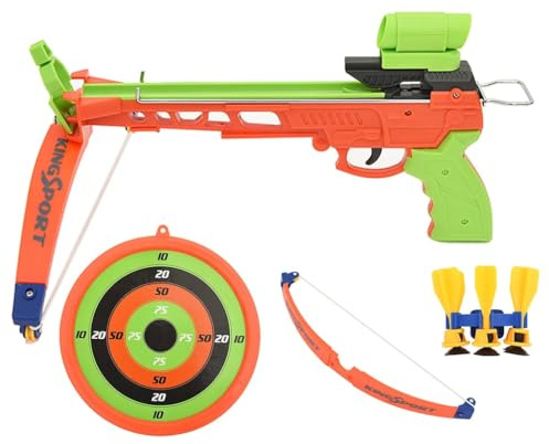 Générique Ensemble de tir à l'arc et arbalète avec Cible pour Enfants,Jeux & Jouets,Jouets,Jouets de Sport,Multicolore,0.6 KG,80362