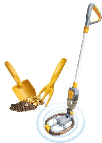 Keyubria Detectores De Metales para Niños | Detector de Precisión para Búsqueda de Tesoros,Juegos Educativos para Búsqueda De Tesoros En Jardín Patio Playa Camping Y Aventuras Al Aire Libre para