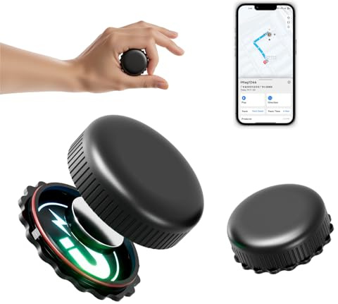 GPS Tracker for Vehicles-Real-Time Mini Magnetic Car Tracker Device with Free App, Hidden GPS Tracking Device for Cars,Trucks,Motorcycles,Kids,Pets|Anti-Theft Vehicle Tracker|No Monthly Fee