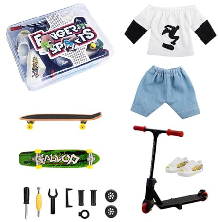 Skate Park Kit Mini Skateboards Skater Pants Shoes Party Supplies