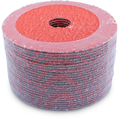 BHA Ceramic Resin Fiber Grinding and Sanding Discs, 5” x 7/8”, 36 Grit - 25 Pack