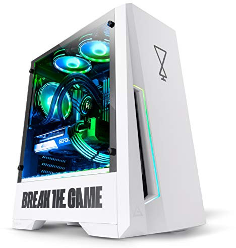 OPSYS Agilian-X4 White Gaming PC Computer (AMD Ryzen 5-5600, Geforce RTX 3070 Graphics Card, 480GB NVMe SSD, 2TB HDD, 8GB RAM, No OS)