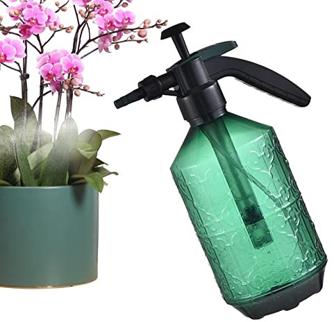 Youao Spruzzatore a Pompa, Spruzzatore a Pressione a Pompa Manuale Continua, Spruzzatore Portatile da Giardino e Prato da 2 Litri per spruzzare, irrigare, Pulire la casa, Lavare l'auto