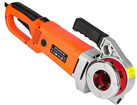 Filettatrice per Tubi elettrica Portatile Portatile da 2300 W Strumento per Filettatura di Tubi zincati a Piastra incernierata per Uso Domestico
