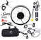 Begoniape 20 Zoll E-Bike Umbausatz Elektrofahrrad Vorderrad Conversion Kit mit LCD Display Bremsgriff Pedalsensor Electric Bicycle Hub Motor für 20-Zoll Fahrräder Reifen 36V 350W
