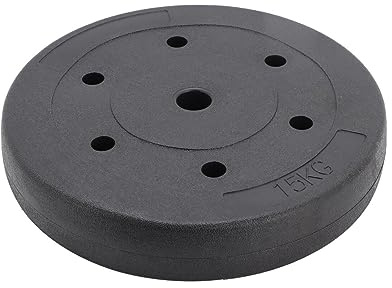 Shoze 15KG Weight Plates for Gym Barbell Vinyl 1 Standard Home Dumbbell Discs Home or Gym Training or Weightlifting