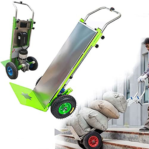 1200W Motor Electric Stair Climber Cart | Folding Sack Truck Hand Truck with 250 Kg Load Capacity | Heavy Duty Stair Climbing Dolly with Removable 48V/22Ah Battery