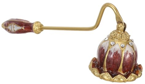 Cabilock Extintor de Velas Retro de Metal con Mango Apagador de Mechas Seguro y Elegante para Velas de Mesa Herramienta para Apagar la Llama con Forma de Loto