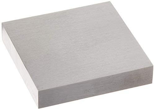 The Beadsmith Steel Bench Block - Flat Anvil Jewelers Tool - Solid Metal Bench Block for Jewelry and Stamping - Protect Your Work Surface - 4 x 4 x 0.5 inches