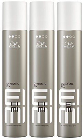 Wella EIMI Dynamic Fix 45 Sec. Haarspray 3 x 300 ml Styling Fixing Hairspray Modeling Spray Professionals by Wella