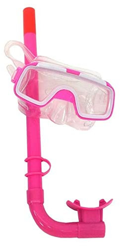 JUINSA Water Sports Set Tauchbrille und Schnorchel Tauchen, Unisex Kinder M durchsichtig