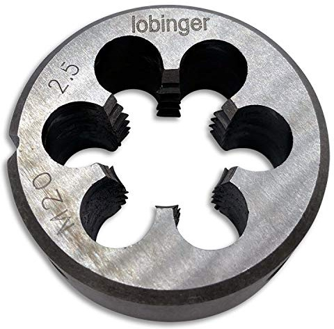 Lobinger® Skärjärn metrisk gängad skärjärn M3-M20 extern gängskärare (M20 x 2,50)