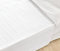 NatureMark Basic Bettlaken - weiches und pflegeleichtes Betttuch aus 100% Baumwolle ohne Gummizug Haustuch viele Größen und Farben Größe: 150x250 cm, weiß