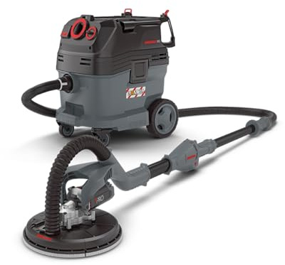MENZER Dustfree Système de Ponçage pour la Construction à sec avec LHS 225 PRO + VCL 530 PRO Antistatic