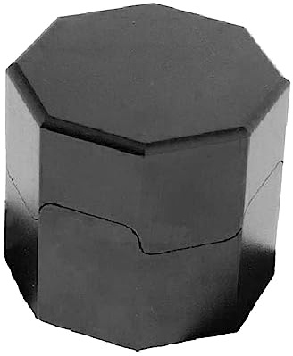 KBOLAE Gesso da biliardo da biliardo con punta per stecca da biliardo, 32 x 30 mm, colore: nero