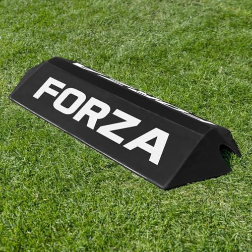 FORZA Rampa Deflettrice per Portieri Calcio | Rebounder in Gomma Durevole – per Allenamenti di Riflessi, Reazioni e Parate – in Due Design (Standard)
