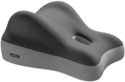 HuadaXtai Cuscino di Supporto per Le Gambe con Fodera Lavabile per L'uso in Posizione, Grigio Chiaro Scuro