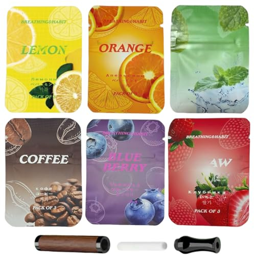 Teegxddy 6 Pezzi Bastoncino profumato, Bastoncini di cotone cavi, Anima di cotone profumata alla frutta, A