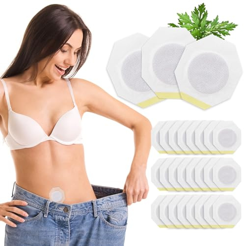 30 Pezzi Patch Dimagranti, Cerotti Brucia Grassi per Pancia e Vita, Perdita di Peso Rapida, Anti-Cellulite, Soppressione dell'Appetito, Dimagrimento Naturale e Delicato per Uomo e Donna